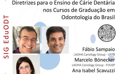 CONSULTA PÚBLICA: Diretrizes para o Ensino de Cárie Dentária nos Cursos de Graduação em Odontologia do Brasil