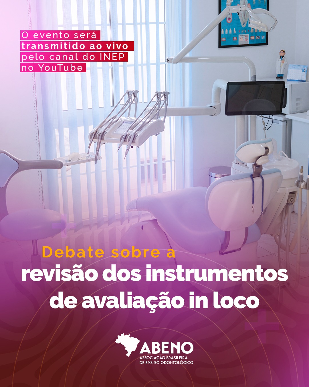 ABENO convida: participe do debate do INEP sobre a revisão dos instrumentos de avaliação in loco ABENO convida: participe do debate do INEP sobre a revisão dos instrumentos de avaliação in loco