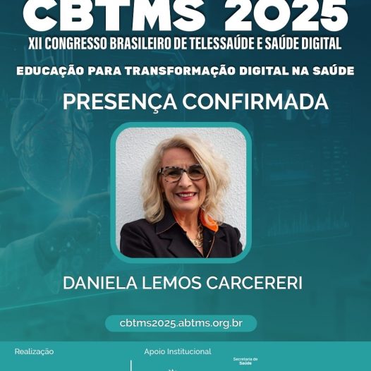 Presidente da ABENO será palestrante no XII Congresso Brasileiro de Telessaúde e Saúde Digital (CBTMS2025)