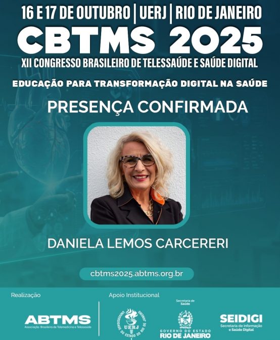 Presidente da ABENO será palestrante no XII Congresso Brasileiro de Telessaúde e Saúde Digital (CBTMS2025)