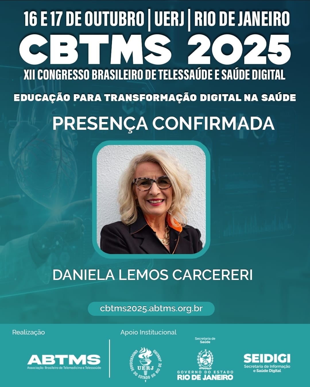 Presidente da ABENO será palestrante no XII Congresso Brasileiro de Telessaúde e Saúde Digital (CBTMS2025)