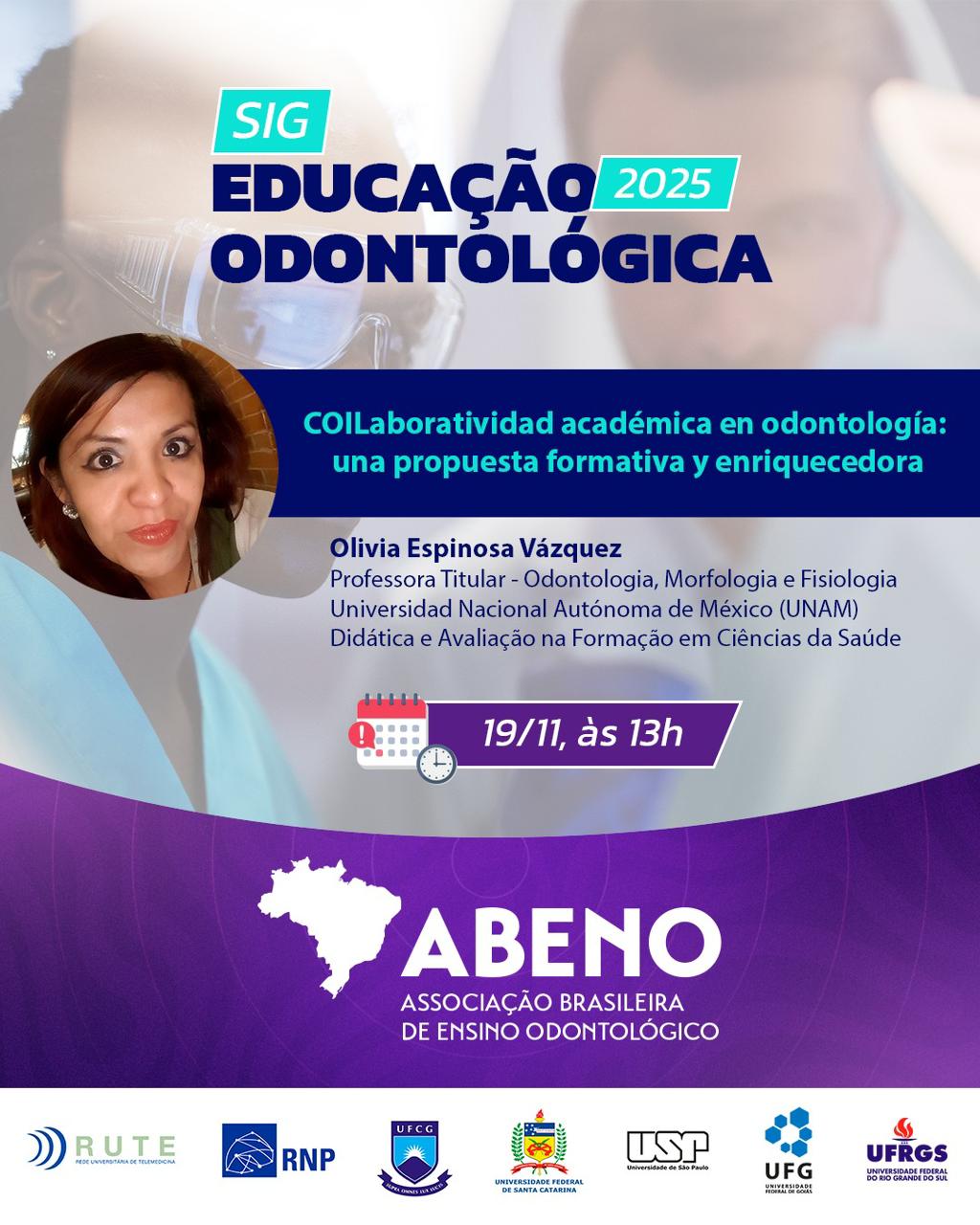 Participe do SIG Educação Odontológica de novembro!
