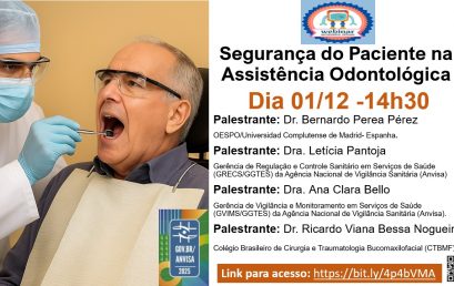 Webinar ABENO | Segurança do Paciente na Assistência Odontológica