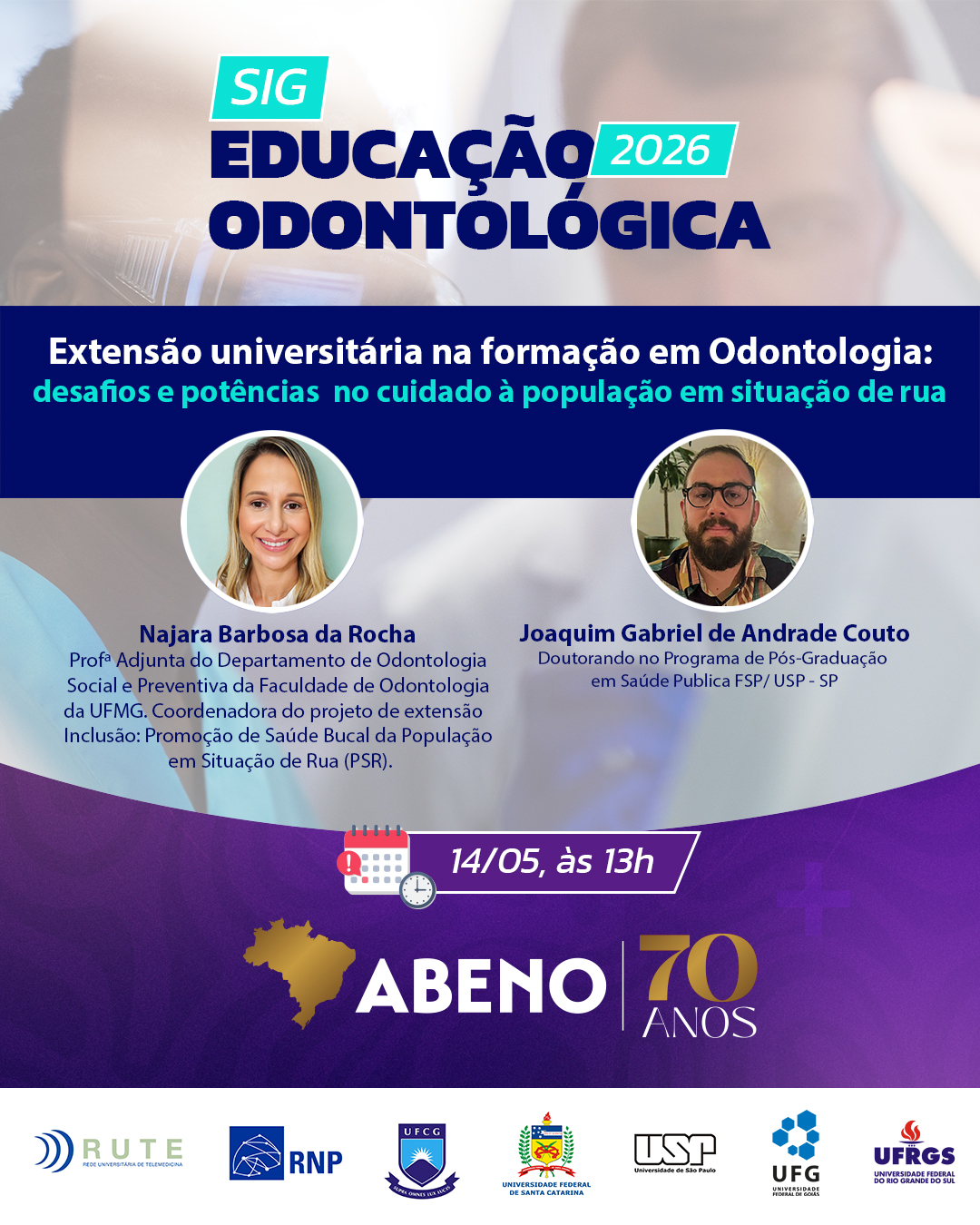 Participe do SIG Educação Odontológica de maio!