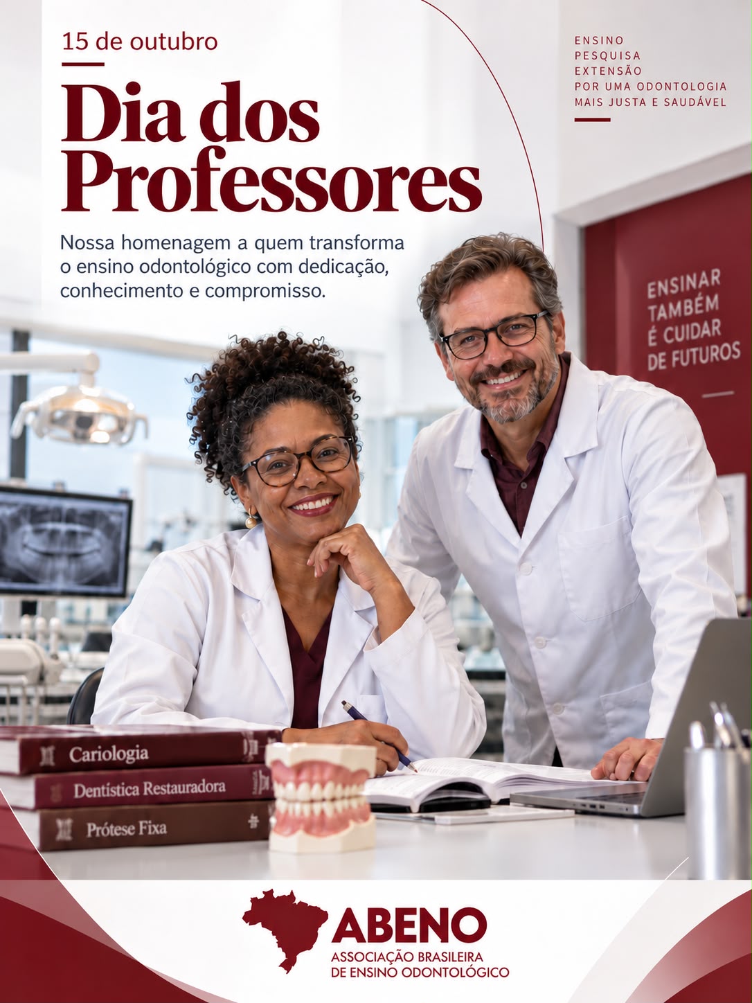Dia dos Professores: ABENO homenageia quem transforma o futuro da Odontologia Dia dos Professores: ABENO homenageia quem transforma o futuro da Odontologia